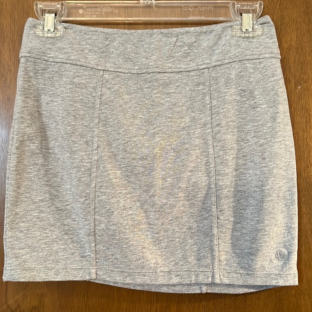 Sale 🎈3/$20 NWOT Aeropostale Grey Knit Cotton Mini Skirt size SP